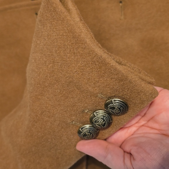 Ralph Lauren Crest-Patch Wool-Blend Coat - Picture 6 of 9